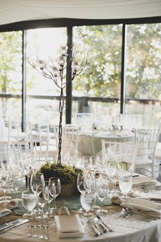 table settings at vintage okanagan wedding by nelson, kelowna, bc, wedding photographer electrify photography