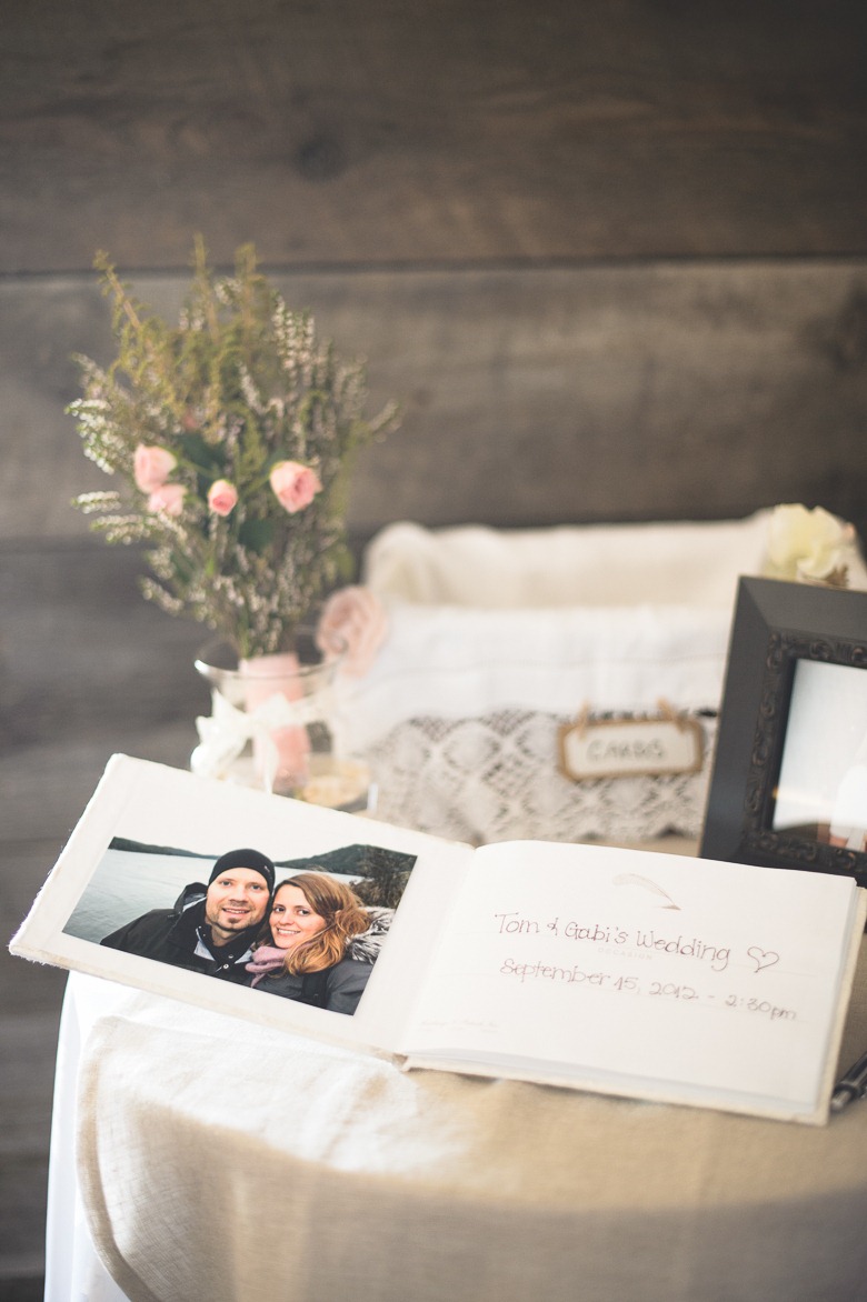 Kelowna BC wedding, gabi and tom guest book, by electrify photography, okanagan and kootenay wedding photographer